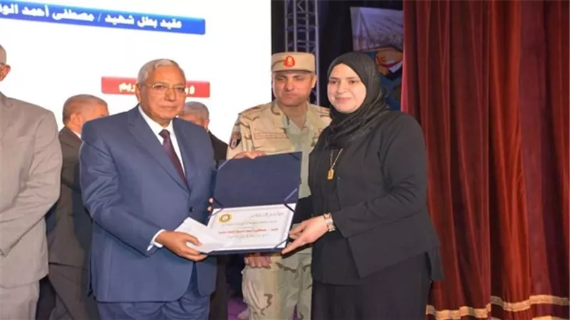 بالصور.. تكريم أبطال القوات المسلحة بمحافظة الدقهلية
