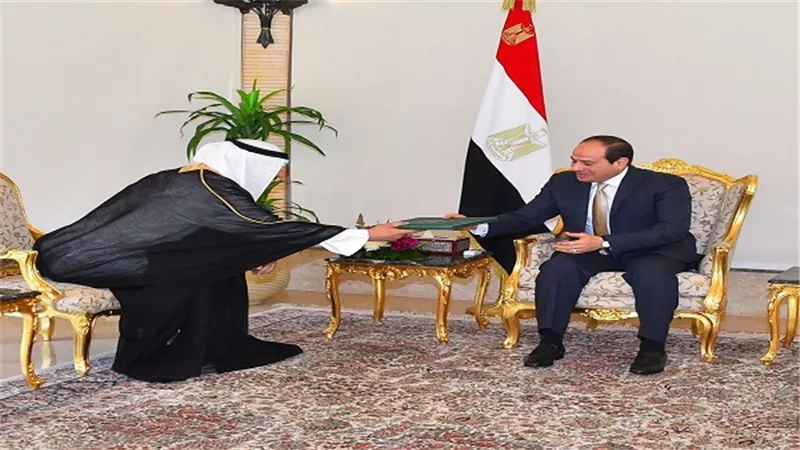 الرئيس السيسي يتسلم رسالة من العاهل السعودي