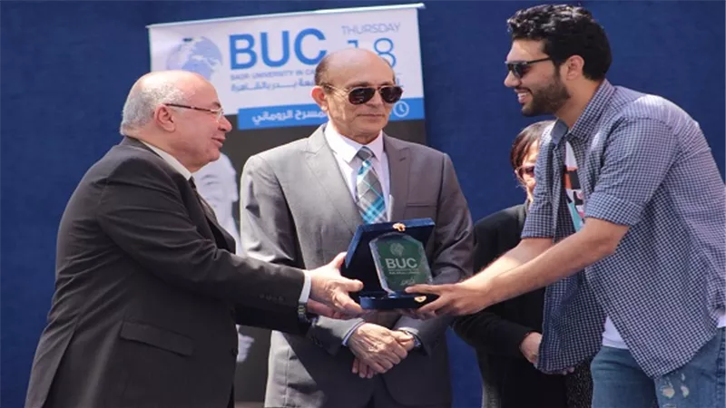 جامعة بدر تنظم احتفالية لتكريم الفنان محمد صبحي والفنانه سميرة عبد العزيز واعضاء مسرحيه خيبتنا
