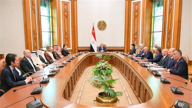 الرئيس السيسي يستقبل وزراء الشباب والرياضة العرب