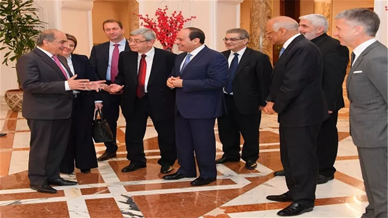 الرئيس السيسي يستقبل رئيس مجلس النواب القبرصي
