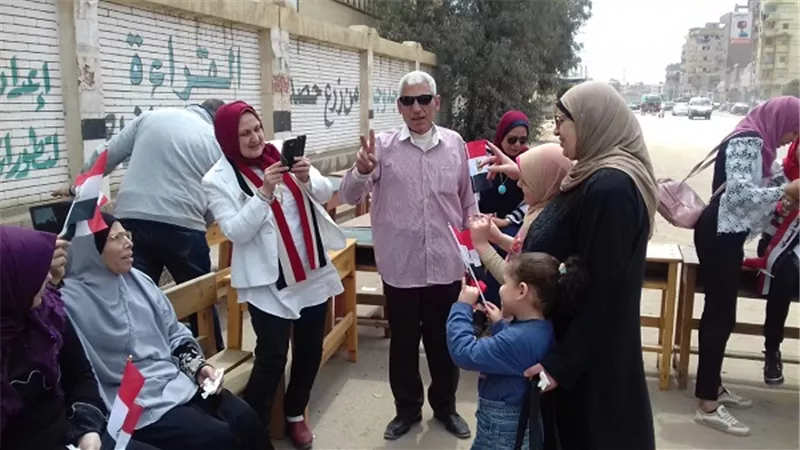 نائبة المنصورة تتفقد عدد من مقرات التصويت في الاستفتاء على تعديل الدستور