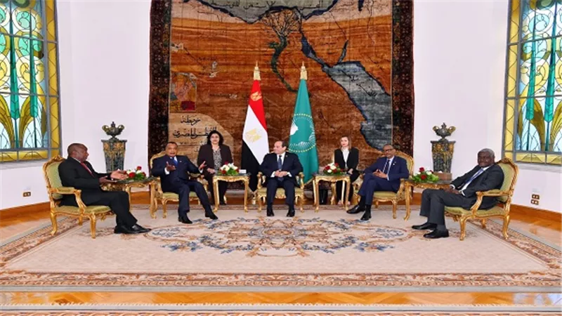 السيسي يترأس أعمال اجتماع قمة الترويكا ورئاسة لجنة ليبيا بالاتحاد الأفريقي