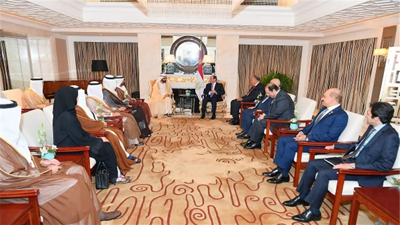الرئيس السيسي يستقبل نائب رئيس دولة الإمارات