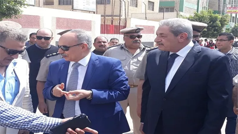 مديرية الامن.. مساعد الوزير ومدير امن الدقهلية يتفقد لجان الاستفتاء لدستور2019 