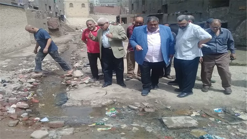 رئيس حى البساتين: حل نهائى لمشكلة الصرف الصحي والمياة الجوفية بمنطقة الكلحة