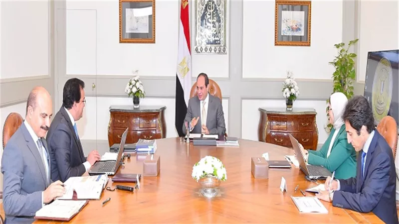 توصيات اجتماع الرئيس السيسي مع كلا من وزير التعليم العالي والصحة