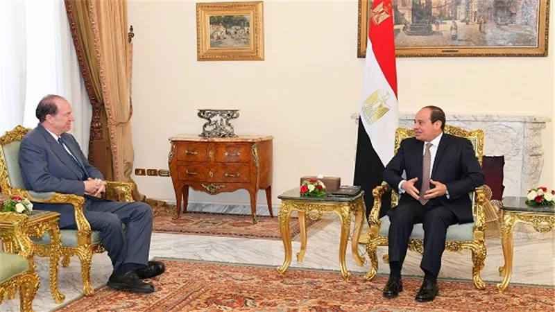 الرئيس السيسي يستقبل رئيس البنك الدولي