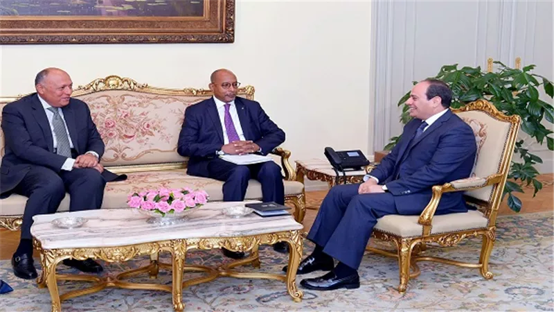  الرئيس السيسي يستقبل المدير التنفيذي لوكالة الاتحاد الأفريقي للتنمية/ النيباد