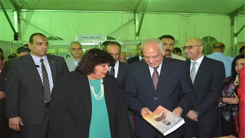 بحضور وزيرة الثقافة ومحافظ الجيزة افتتاح معرض فيصل للكتاب فى دورته الثامنة
