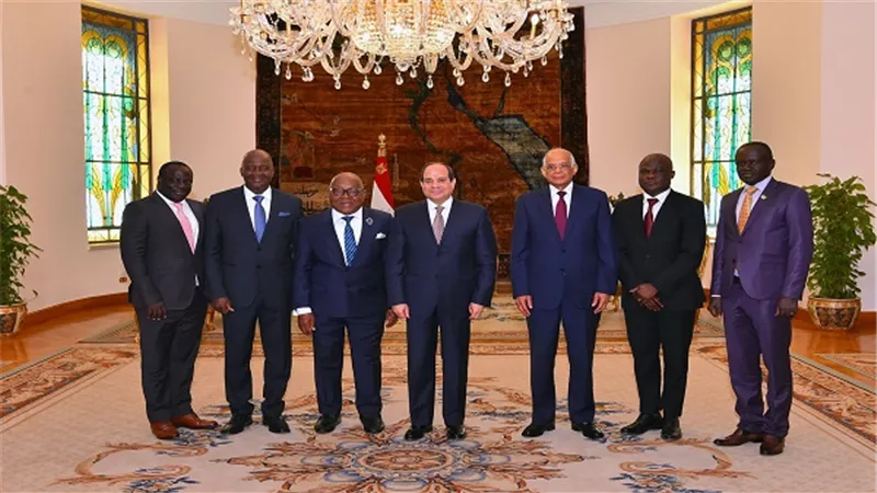 الرئيس السيسي يستقبل رئيس برلمان جمهورية غانا