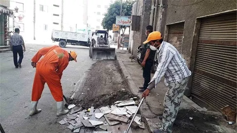 رفع 90 طن قمامة من سوهاج ومراكزها