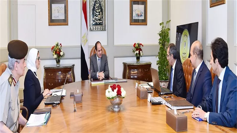 توصيات اجتماع الرئيس السيسي مع وزيري الصحة والاتصالات ومدير مجمع الجلاء الطبي للقوات المسلحة