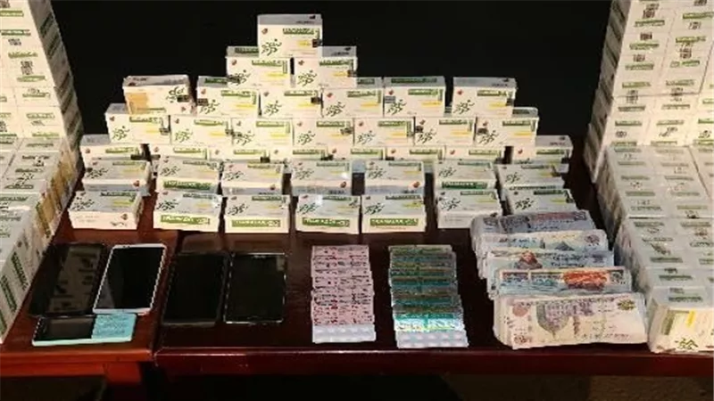  إحباط تهريب 171 ألف قرص مخدر بقيمة 10 ملايين جنيه