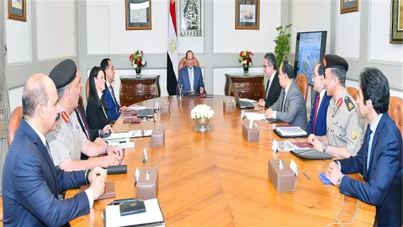 الرئيس السيسي يعقد اجتماعاً لمتابعة الموقف التنفيذى لمشروع المتحف المصري الكبير