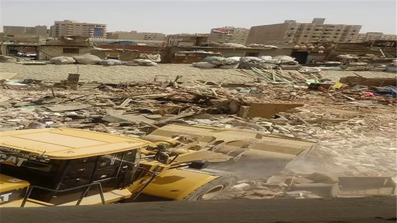 نائب المحافظ: إزالة المساكن العشوائية بترعة الطوارىء بالسلام