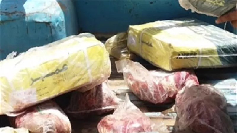 نائب المحافظ : التحفظ على 110 كيلو كبـدة ولحوم مجهولة المصدر بحلوان