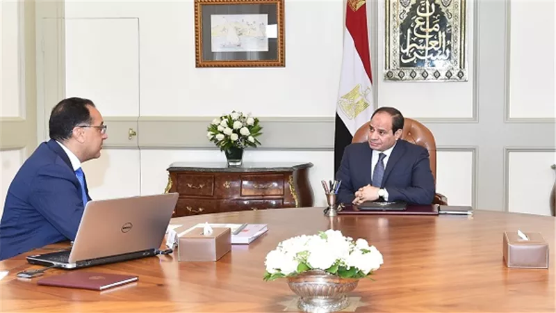 توصيات اجتماع الرئيس السيسي مع رئيس مجلس الوزراء