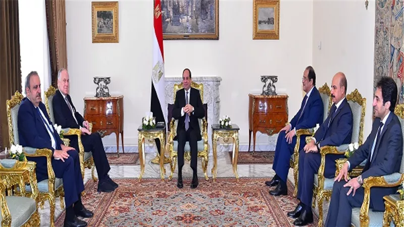 بسام راضي: الرئيس السيسي يستقبل رئيس الكونجرس اليهودي العالمي
