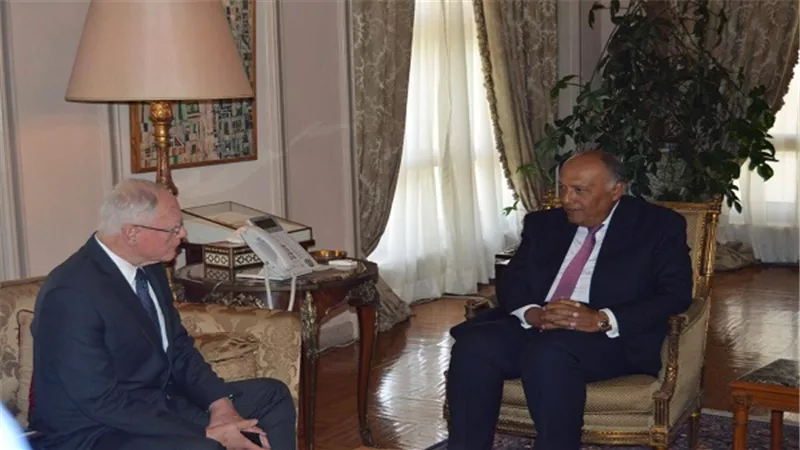 وزير الخارجية يستقبل الممثل الخاص الأمريكي إلى سوريا والتحالف الدولي ضد داعش