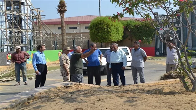  بالصور.. السويس تتجمل لاستقبال بطولة امم افريقية