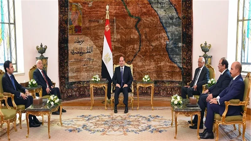 الرئيس السيسي يستقبل رئيس مجلس النواب الليبي