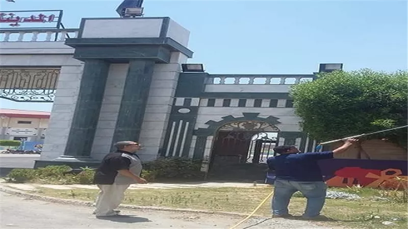 صحة السويس تطارد البعوض قبل انطلاق مباريات المجموعة الخامسة فى امم افريقيا  