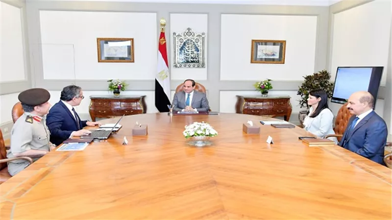 الرئيس السيسي يبحث الموقف التنفيذي لمشروع المتحف المصري الكبير