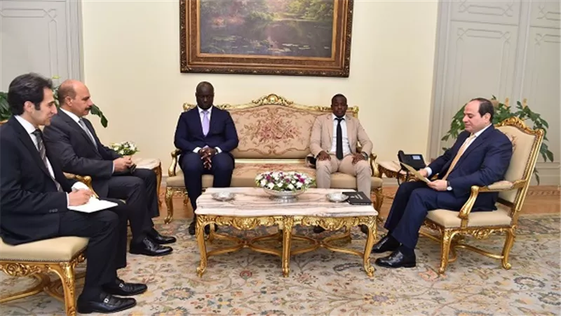 الرئيس السيسي يستقبل المبعوث الشخصي لرئيس جمهورية غينيا بيساو