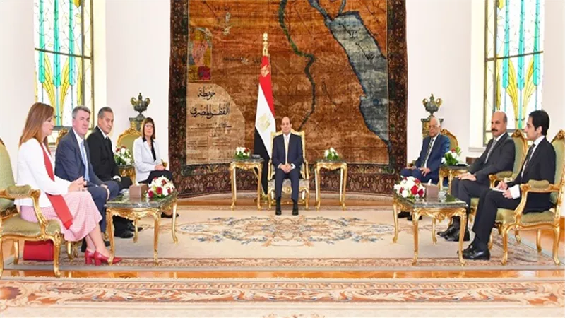 الرئيس السيسي يستقبل رئيسة البرلمان الصربي