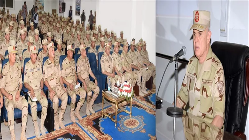 رئيس الأركان يشهد المرحلة الرئيسية للمشروع التكتيكى بجنود 
