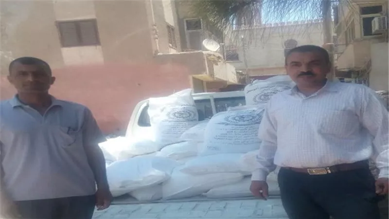 ضبط ٨٥٠ كيلو دقيق مدعم قبل تهريبه للسوق السوداء بتموين بابشواى 