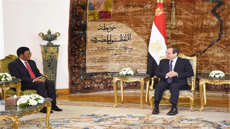 الرئيس السيسي يستقبل رئيس وزراء تنزانيا