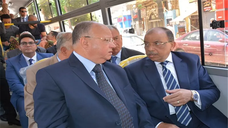10 أوتوبيسات جديدة بالغاز الطبيعى تدخل الخدمة بالقاهرة