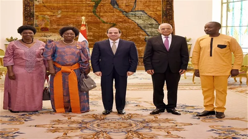 الرئيس السيسي يستقبل رئيسة البرلمان الأوغندي