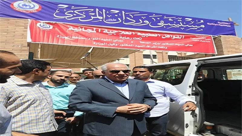 محافظ الجيزة يوجه بتجميل مداخل الوحدات المحلية والقرى
