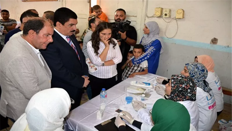 محافظ القليوبية يدشن قافلة طبية بكفر الأربعين ببنها للكشف الشامل على الأطفال 