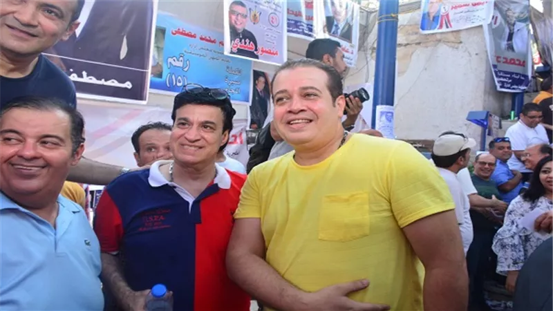 بالصور.. وصول طارق عبد الحليم وحسن دنيا لإنتخابات نقابة المهن الموسيقية