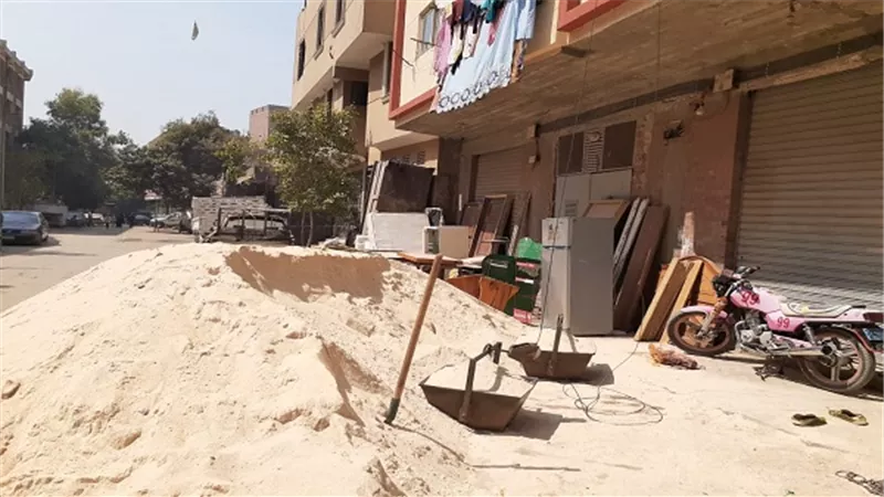 إيقاف أعمال مبانى مخالفة فى المهد بعزبة النصر بالبساتين