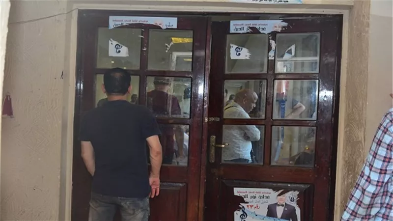 بالصور.. بدء فرز الأصوات في إنتخابات نقابة المهن الموسيقية