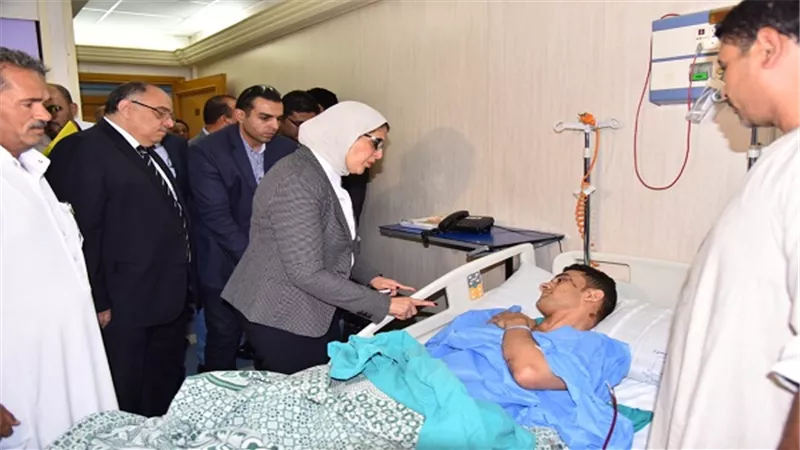 وزيرة الصحة: الرئيس وجه بتقديم كافة أوجه الرعاية الصحية