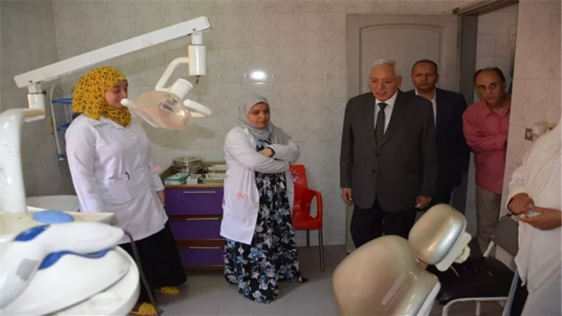 خصم يومان وإحالة جميع المتغيبين عن العمل لتحقيق بالوحدة المحلية في اويش الحجر دقهلية 