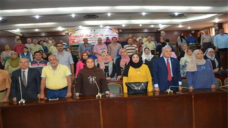 بالصور ... شاروبيم يكرم 15 من العاملين بالديوان العام الذين بلغوا سن التقاعد بالدقهليه