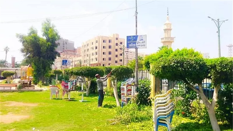بالصور.. جاهزية المنصورة لاستقبال عيد الأضحى 