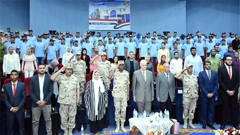 القوات المسلحة تنظم عدد من الندوات التثقيفية لطلبة الجامعة المصرية الروسية بمدينة بدر وعدد من الجامعات والمعاهد الخاصة بمدينة ٦ اكتوبر  