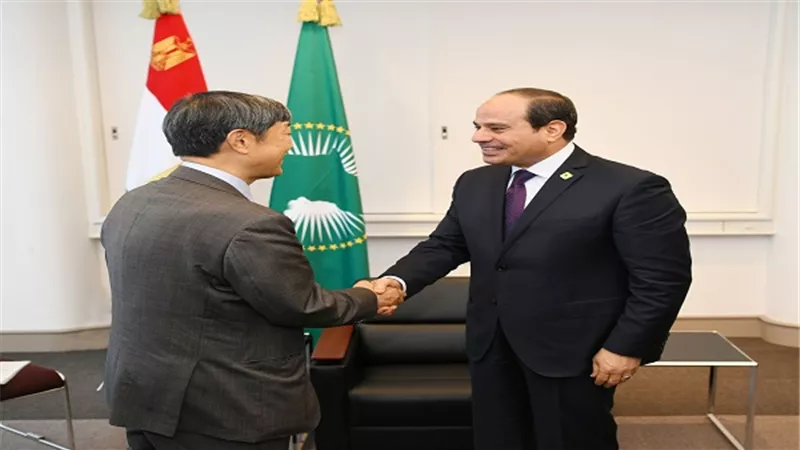 الرئيس السيسي يلتقي مع رئيس الوكالة اليابانية للتعاون الدولي