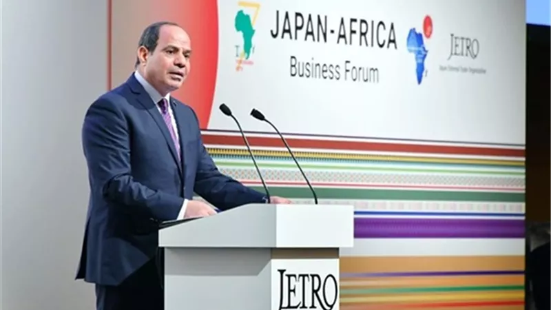  10 رسائل من السيسي خلال افتتاح منتدى الأعمال الأفريقي الياباني