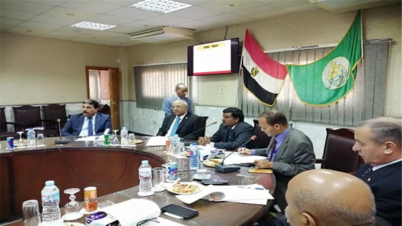 بروتوكول تعاون بين الغرفة التجارية بالقليوبية والسفارة الهندية بالقاهرة