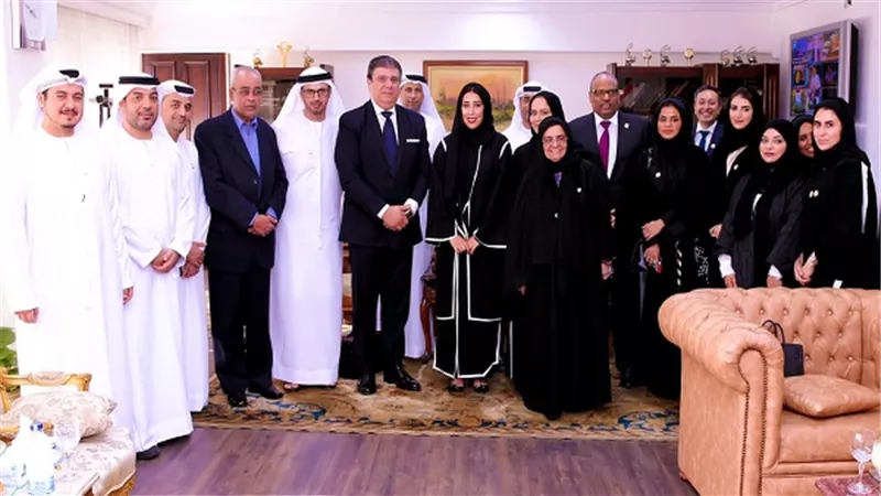 حسين زين يلتقى وفداً إعلامياً امارتياً لبحث سبل تعزيز التعاون الاعلامي  