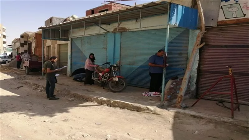 كورنيش السويس الجديد.. وسوق الأنصاري يشهدان حملات لتحصيل مستحقات الدولة